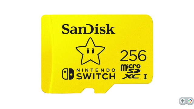 Sales: the SanDisk 256 GB memory card for Nintendo Switch at an unprecedented price!