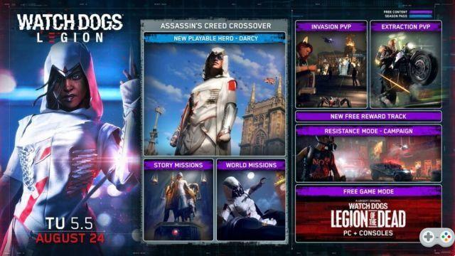 Watch Dogs Legion: el crossover de Assassin's Creed inaugurado por un nuevo agente