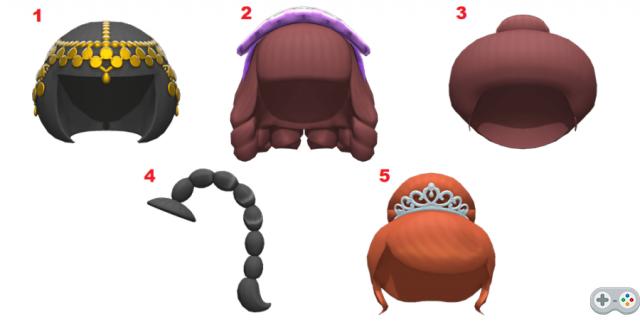 All wigs in Animal Crossing: New Horizons