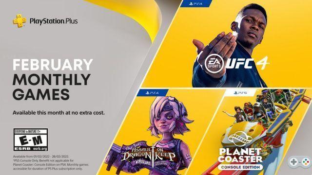 PS Plus: se anuncian los juegos gratuitos de febrero de 2022