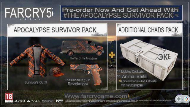 Far Cry 5: The collector's editions of the game