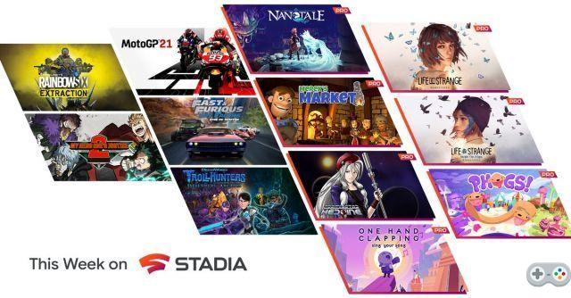 Stadia Pro: Google aggiunge sette giochi gratuiti a febbraio