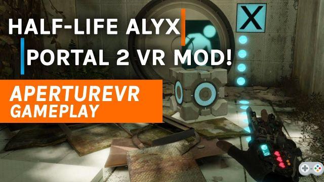 Half-Life Alyx: an ApertureVR demo mod to revisit Portal 2