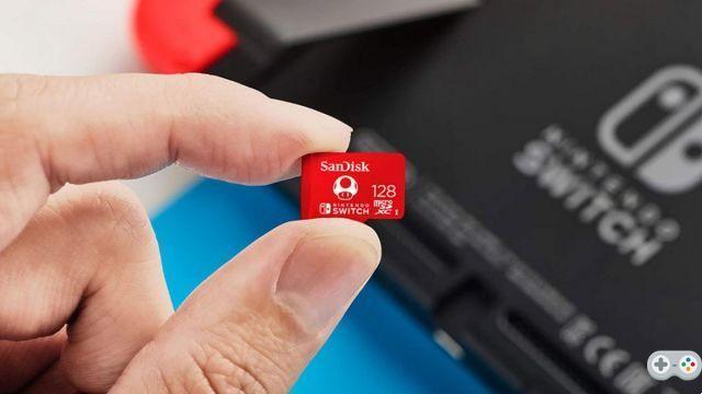Nintendo Switch: a memory card to store your games at a bargain price