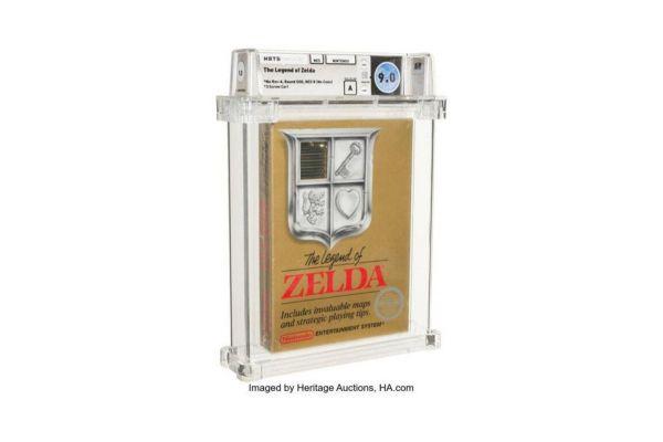 Uma cópia do primeiro The Legend of Zelda foi vendida em leilão por US$ 870