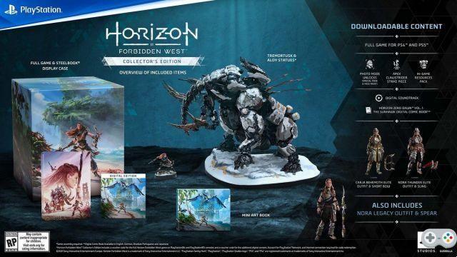 Horizon Forbidden West lança pré-encomendas com duas grandes edições de colecionador de bônus