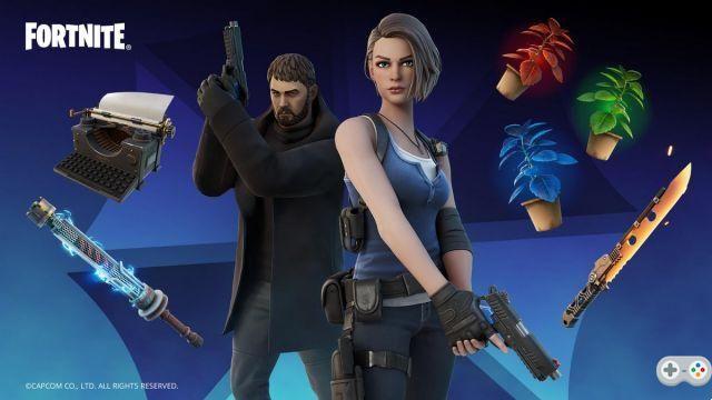 Fortnite: a crossover with Resident Evil marks the arrival of Jill Valentine and Chris Redfield