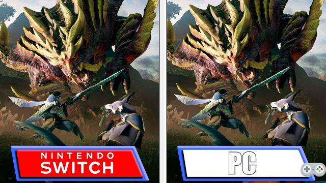 Monster Hunter Rise: the PC and Switch versions of the demo compared in video