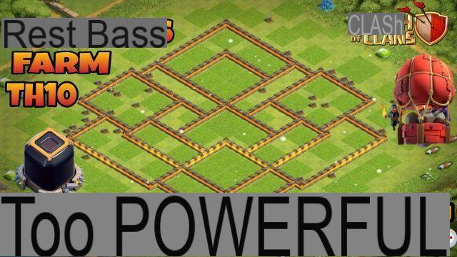 Have the best village hdv 10 in clash of clans