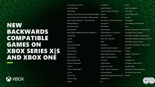 Xbox: 70 juegos adicionales ahora son compatibles con versiones anteriores
